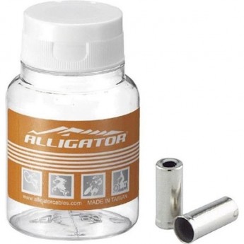 Наконечник LY-IPA01 Alligator оболочка троса переключателя скоростей, алюминиевый, банка 500 шт.