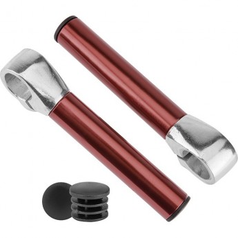 Рога на руль KWL-3 прямые алюминиевые коричневые Рога на руль KWL-3 прямые алюминиевые коричневые