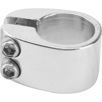 Зажим подседельной трубы серебристый Зажим подседельной трубы серебристый